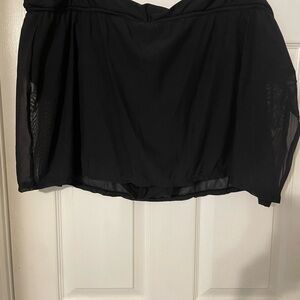 Black Skirted Swim Cover-Up
